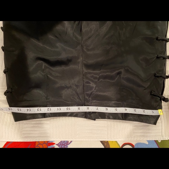 Silk black pants Japanese stile women - Picture 3 of 4